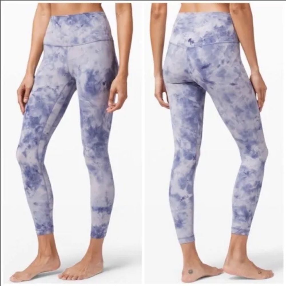 RARE Lululemon Align Pants Size 4 DIIP Diamond Dye Iced Iris Peri Purple
